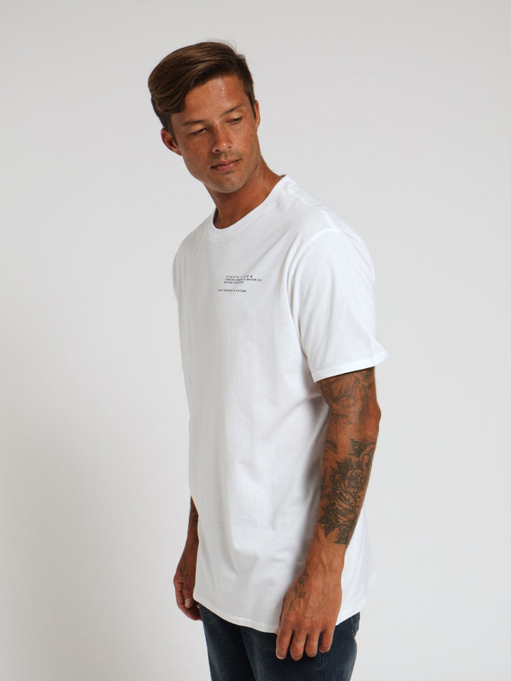 Reflective Base Tee - White