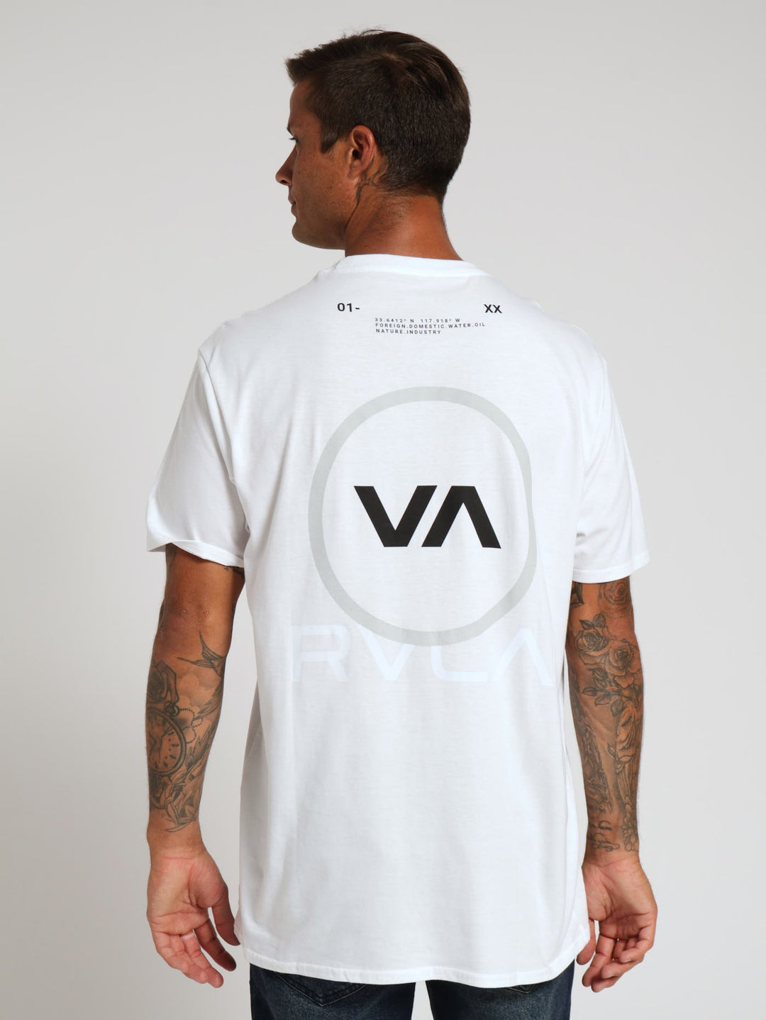 Reflective Base Tee - White