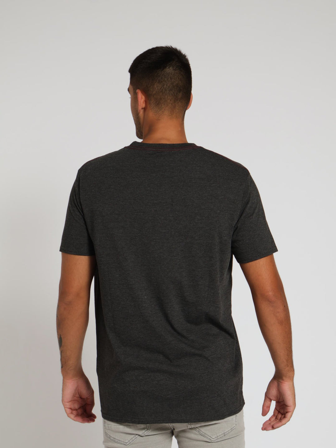 Big All Brand Tee - Charcoal Melange