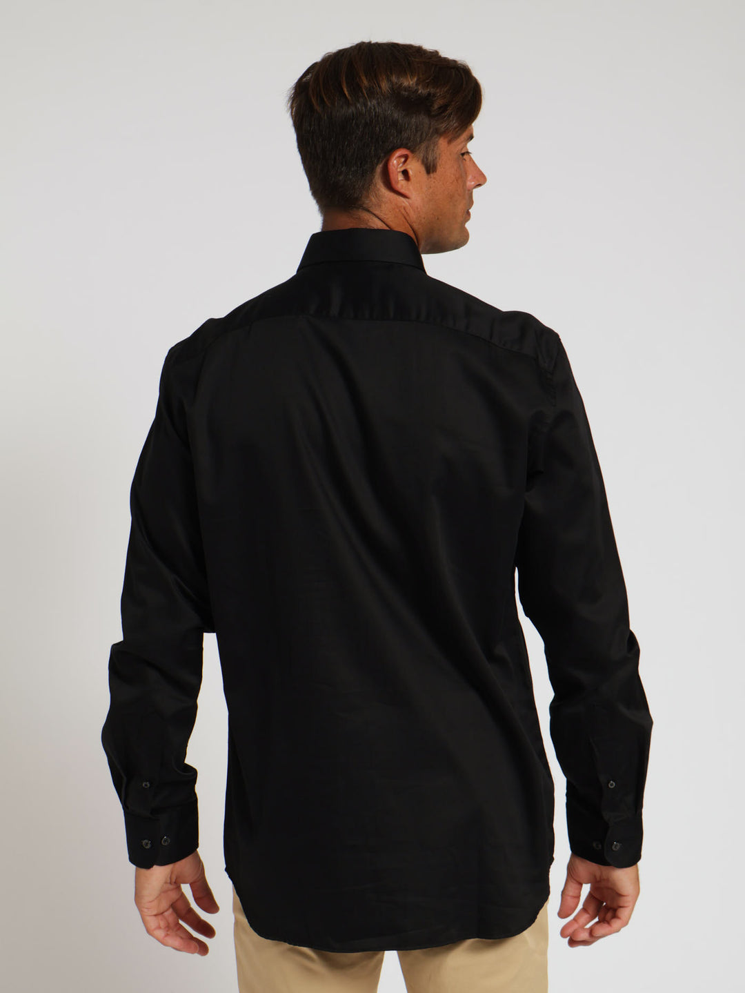 Custom Fit Greig Shirt - Black