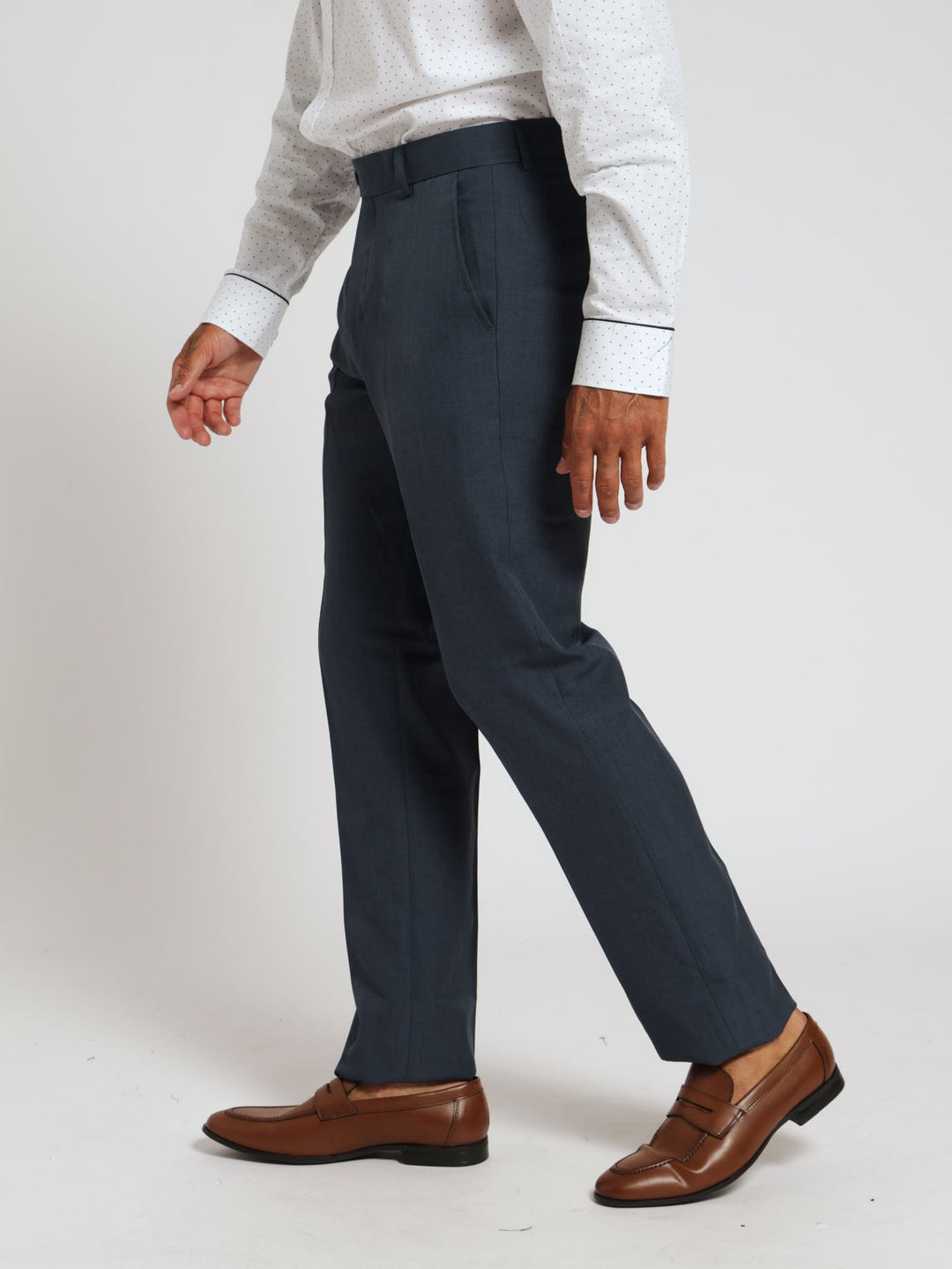 Regular Essential Suit Trouser - Petrol