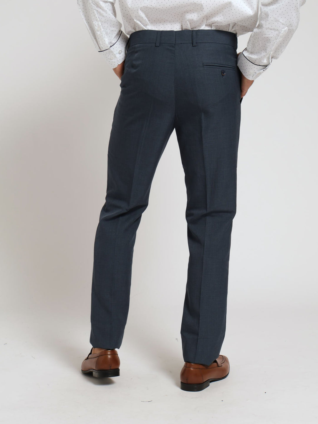 Regular Essential Suit Trouser - Petrol