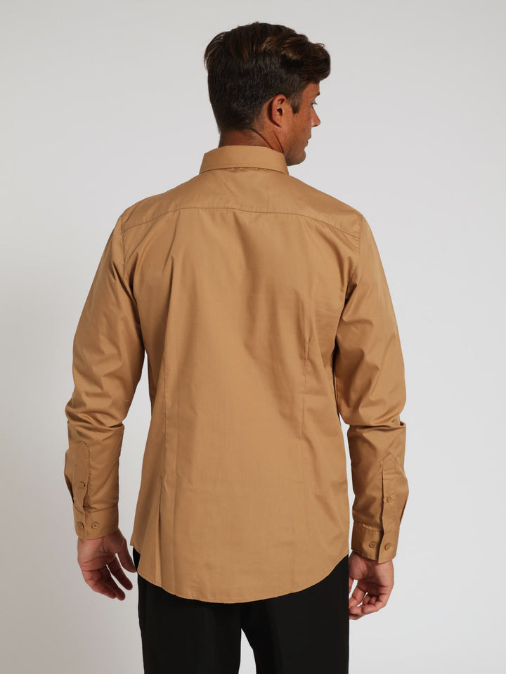 Easy Care Shirt - Brown