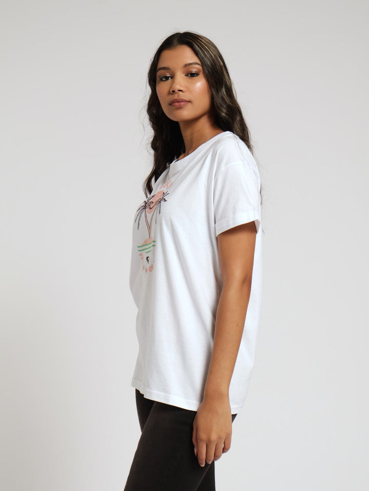 Star Down Capsule Island Tee - White