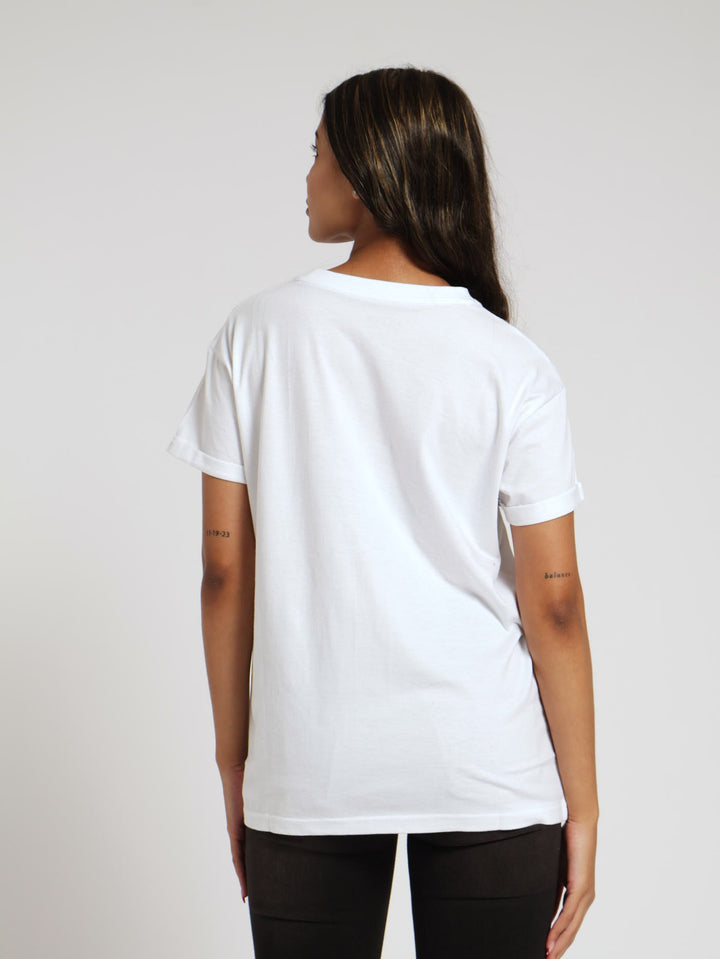 Star Down Capsule Island Tee - White