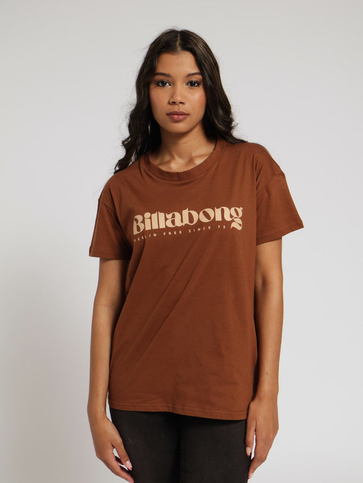 Late Nights Tee - Brown