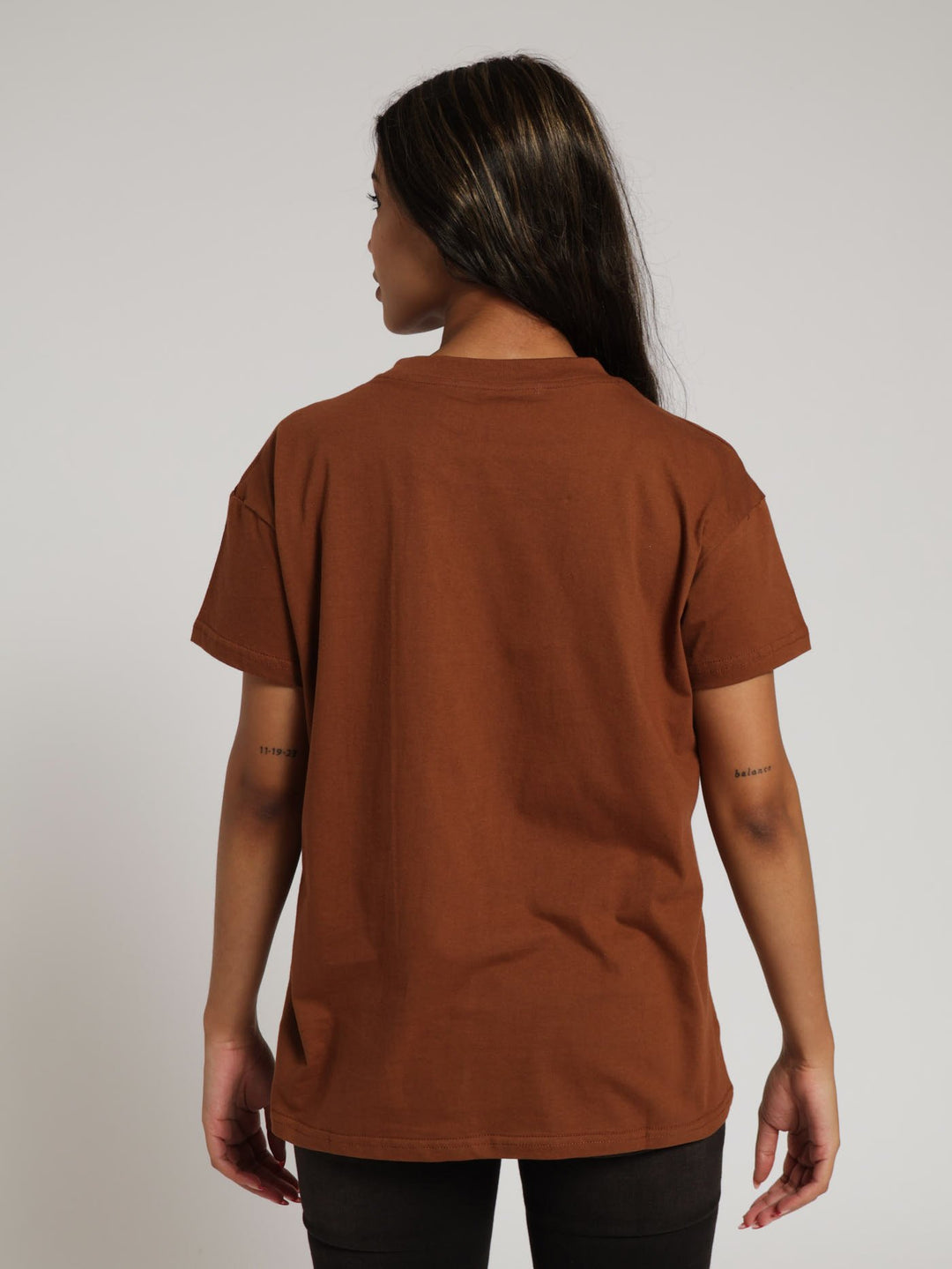 Late Nights Tee - Brown