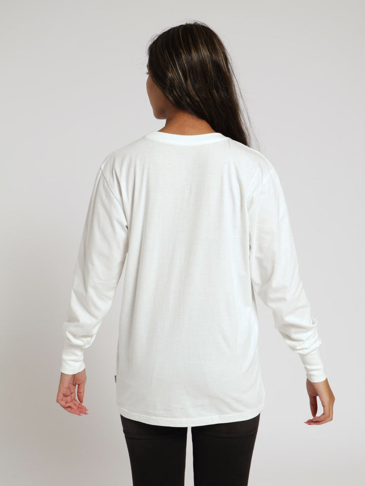 Long Sleeve Revival Tee - White