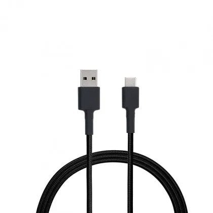 1m Braided Cable USB To Type-C - Black