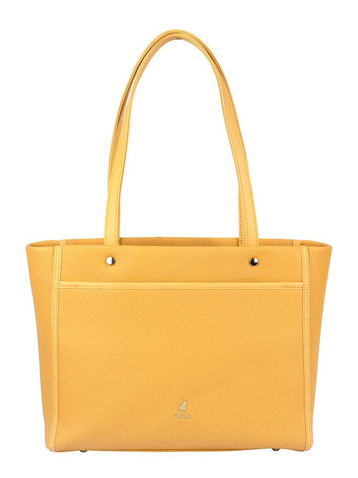 Lyon Casual Medium Tote Bag - Yellow