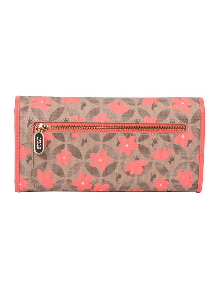 Meadow Clutch Purse - Coral