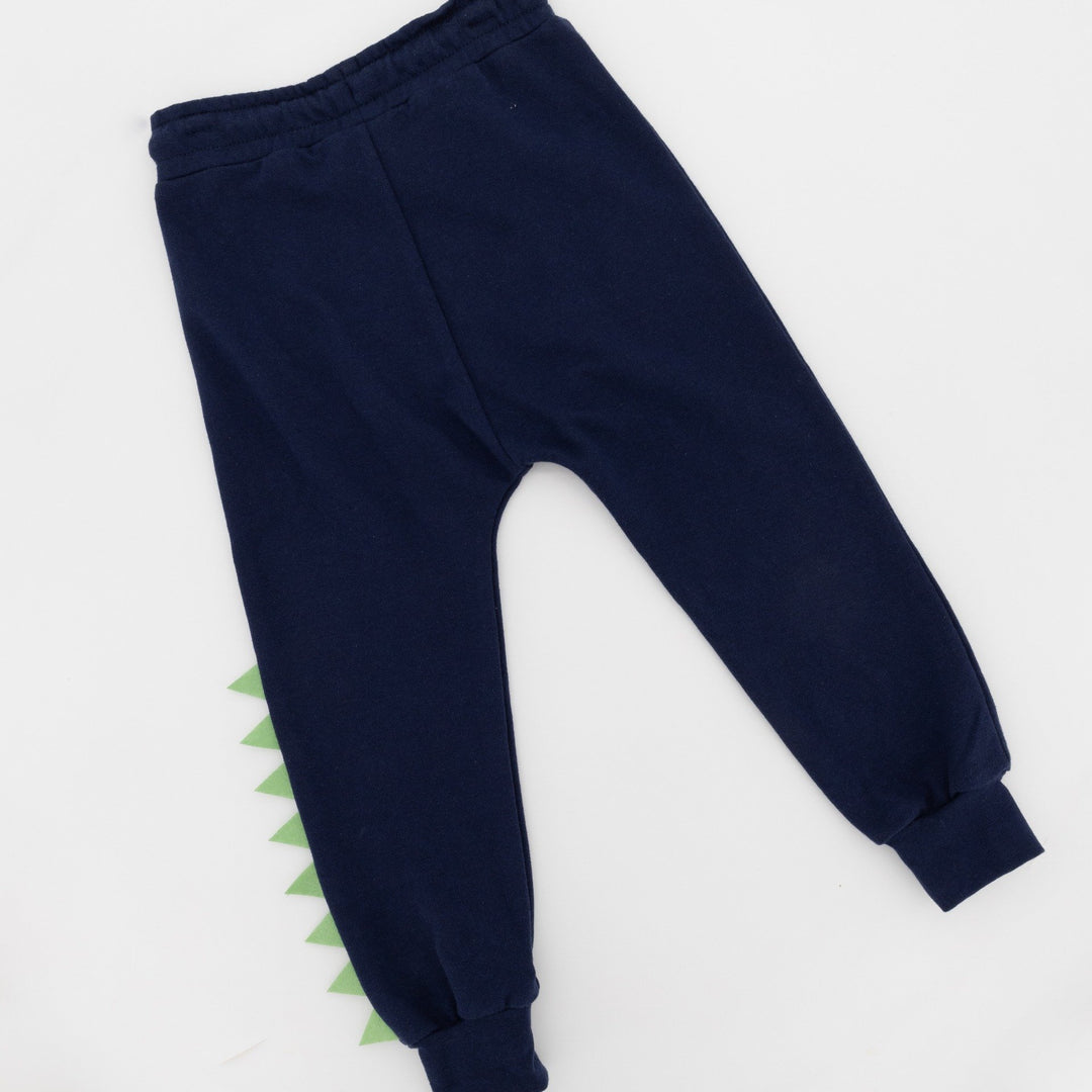 Pre-Boys Jurassic Park Spike Jogger-Navy