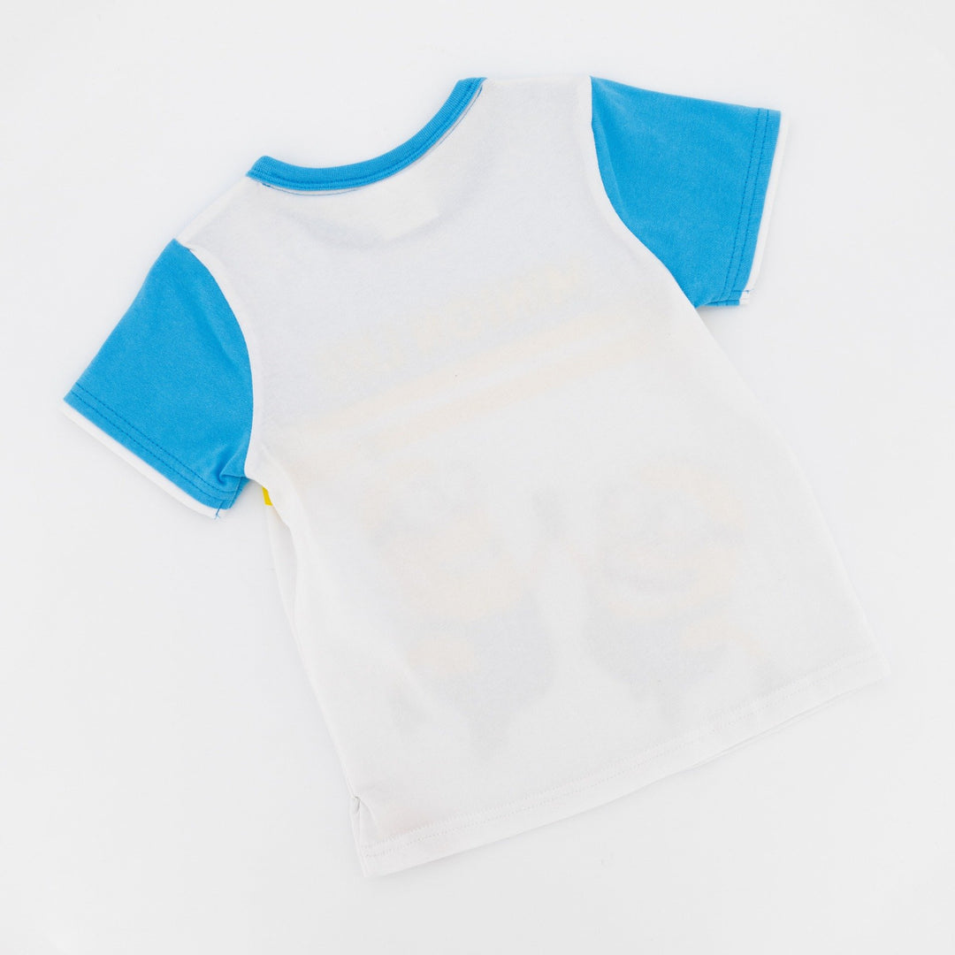 Boy's Short Sleeve Minions Sleep Set-Blue