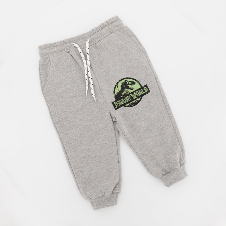 Pre-Boys Jurassic Park 3/4 Jogger-Grey