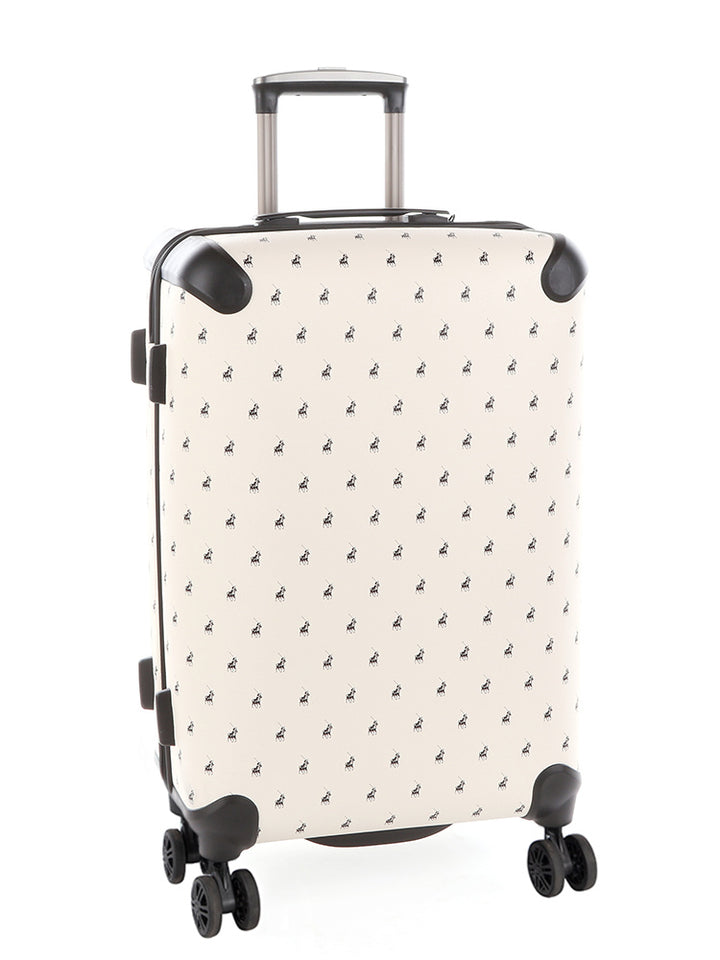 Classic Double Pack 4 Wheel Trolley Case - Cream