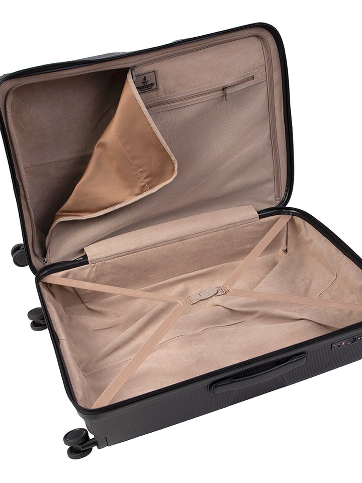 Horizon  4 Wheel Trolley Case - Black