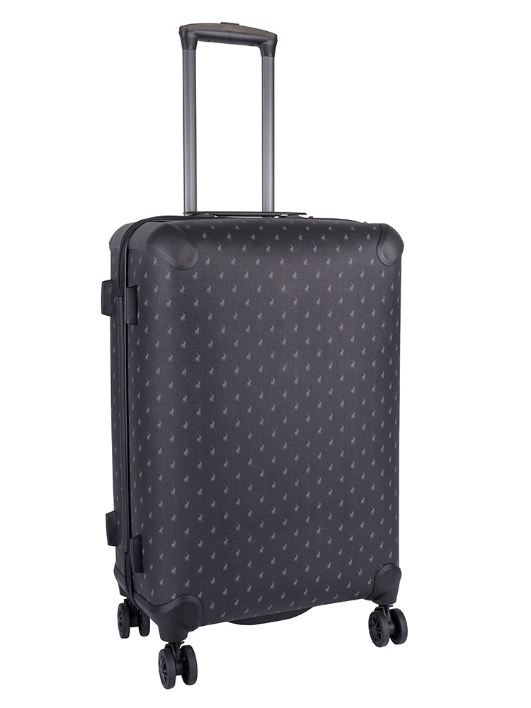 Classic Double Pack 4 Wheel Trolley Case - Charcoal