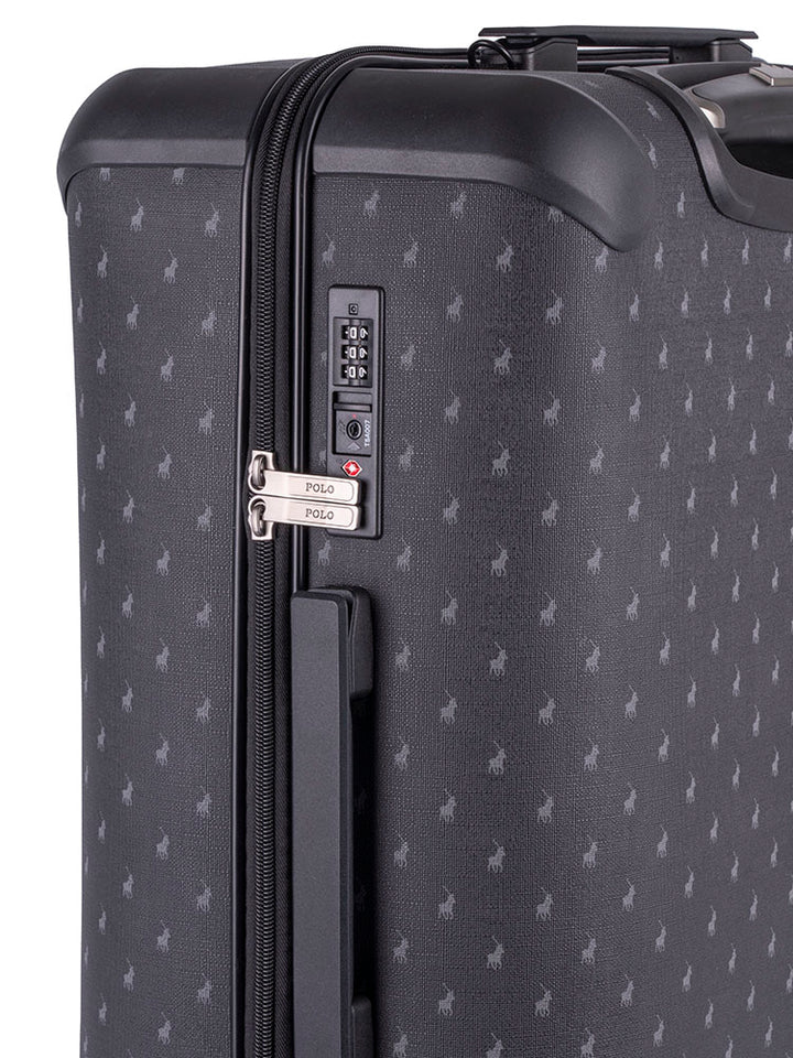 Classic Double Pack 4 Wheel Trolley Case - Charcoal