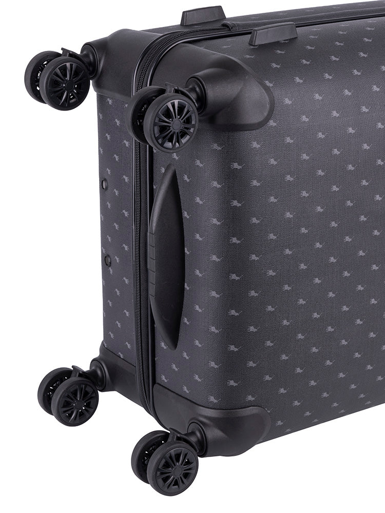 Classic Double Pack 4 Wheel Trolley Case - Charcoal