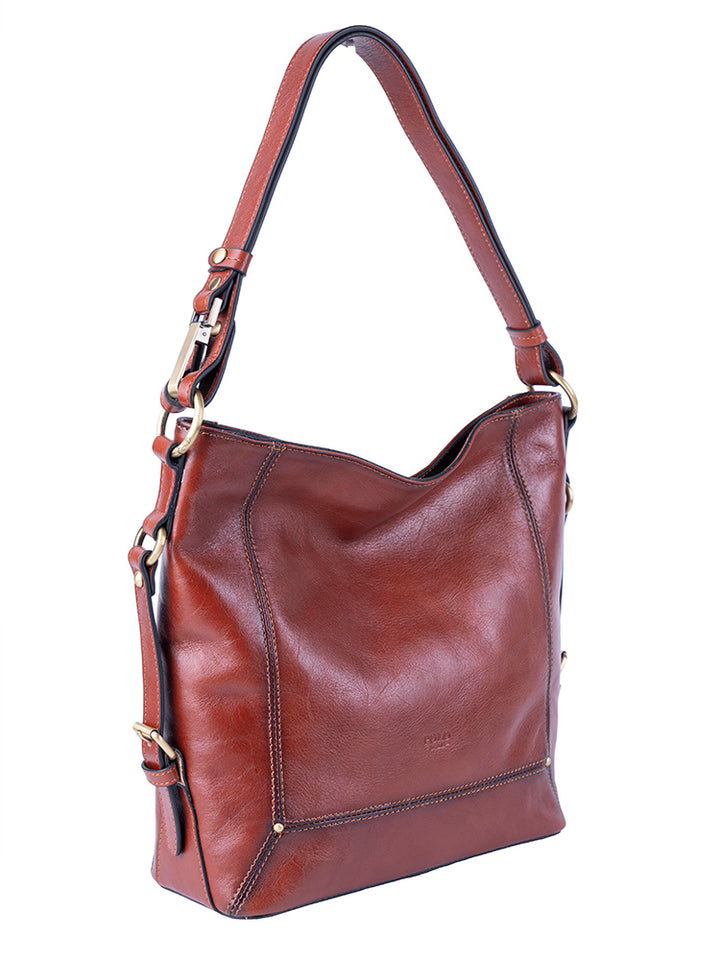 Vega Hobo Bag - Brown