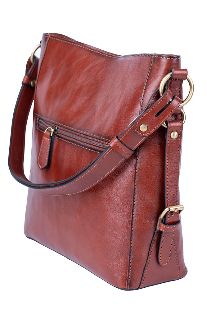 Vega Hobo Bag - Brown