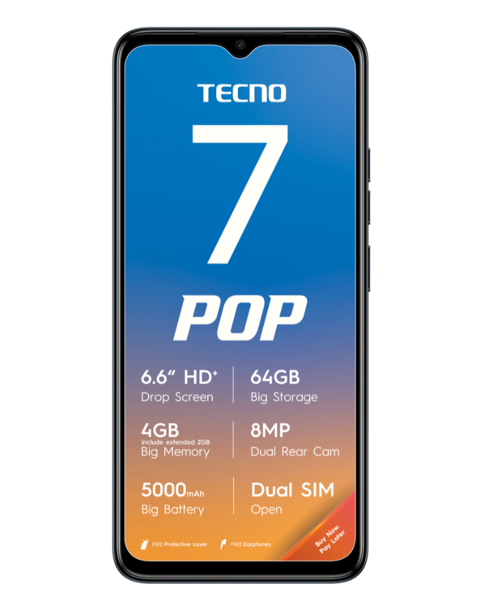 POP 7 64GB Dual Sim BLACK