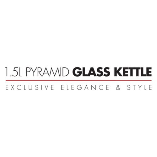 1.5L Glass Pyramid Kettle