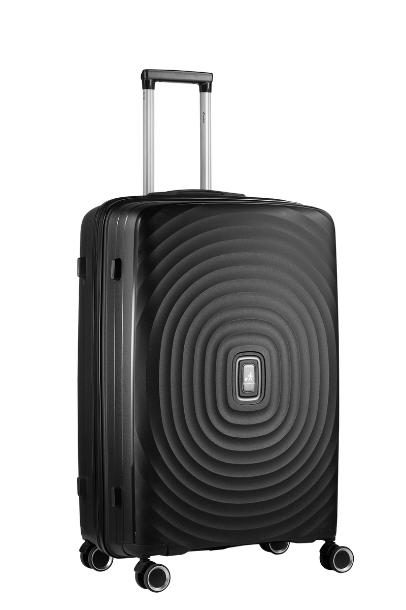 Travelwize Ripple 4-Wheel Spinner Luggage - Black