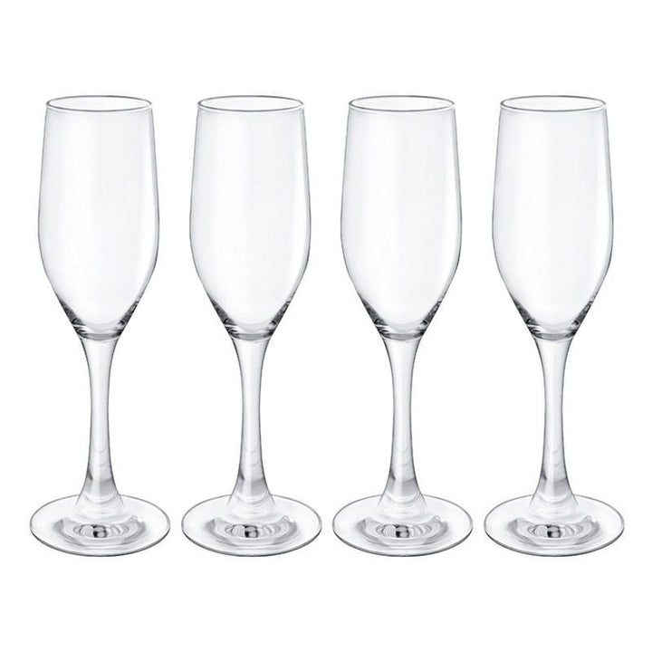 Borgonovo Ducale Flute Glass - 4 X 170ml