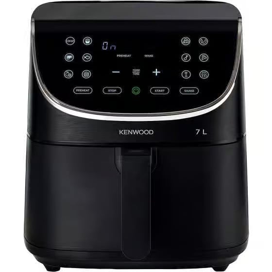 Kenwood 7L Stainless Steel Air Fryer - Black