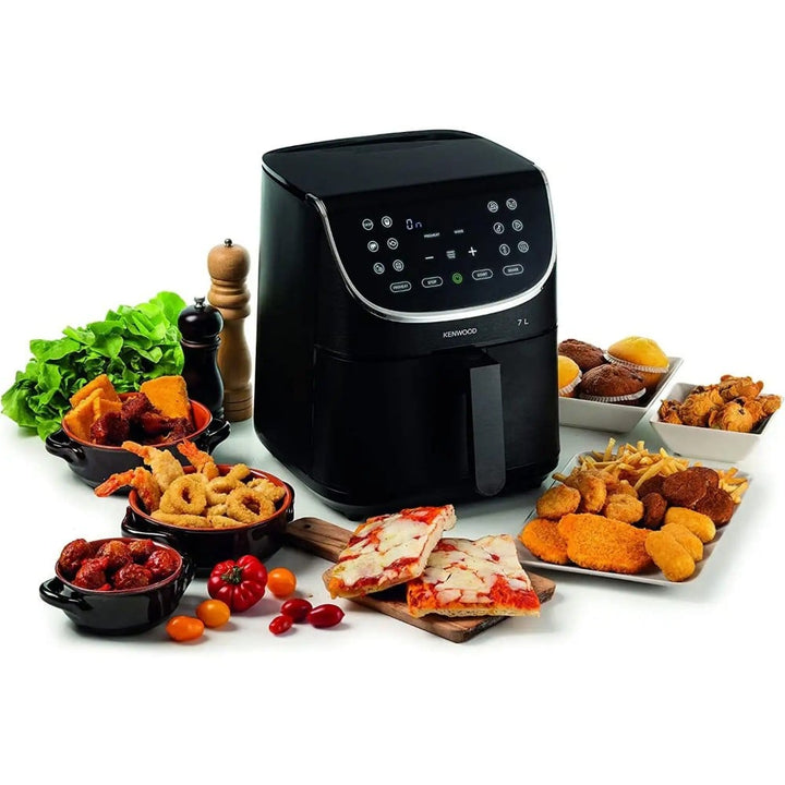 Kenwood 7L Stainless Steel Air Fryer - Black