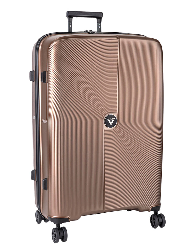 Zen 75cm Large 4 Wheel Trolley Case - Brown