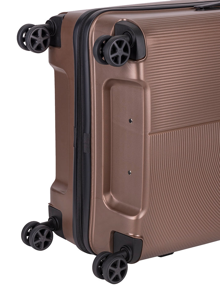 Zen 75cm Large 4 Wheel Trolley Case - Brown