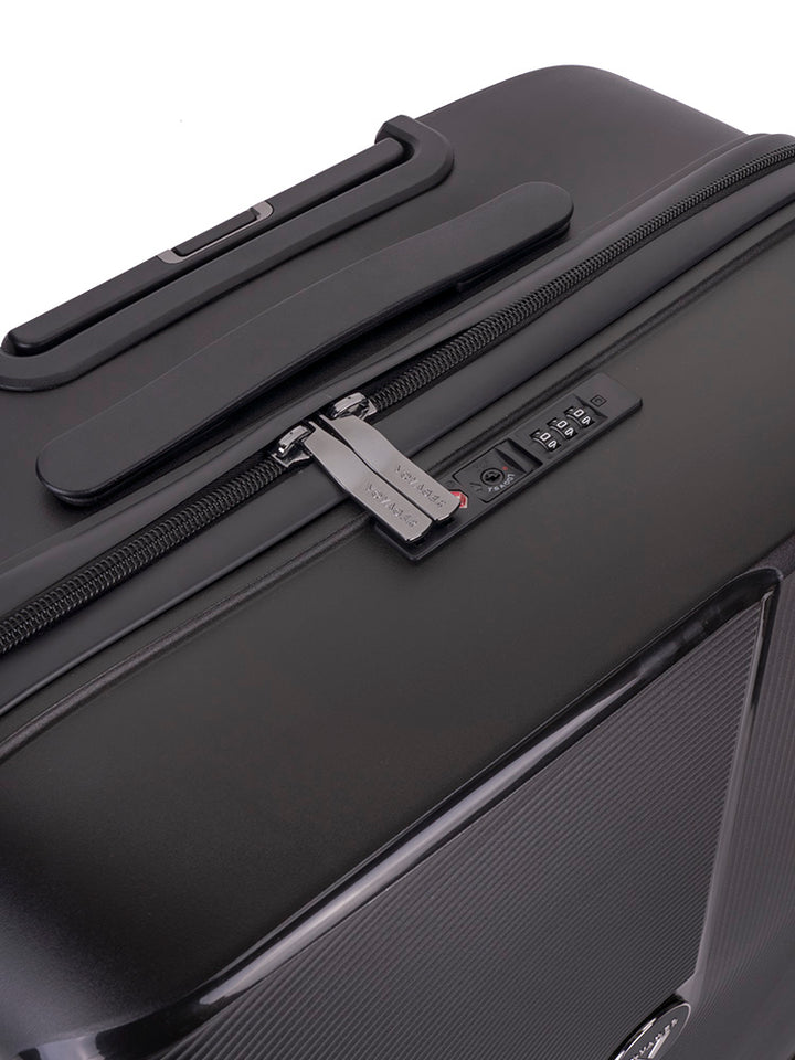 Zen 65cm Medium 4 Wheel Trolley Case - Black