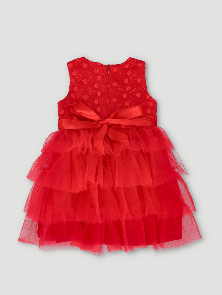 Baby Girls Chistmas Dresses - Red